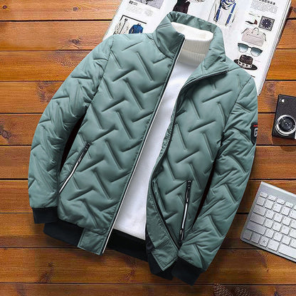 Elarova | Reißverschluss Stehkragen Freizeitjacke Herrenbekleidung