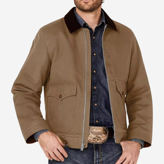 Elarova | Reißverschlussjacke aus Baumwollmischung