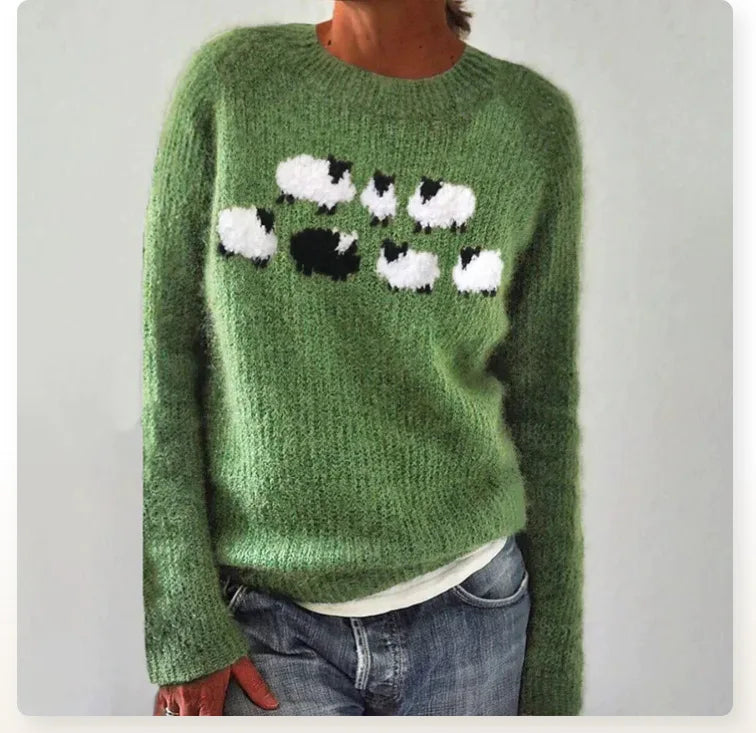 Elarova | Retro Herbstpullover