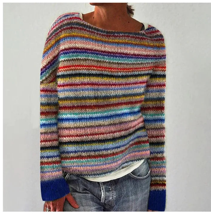 Elarova | Retro Herbstpullover