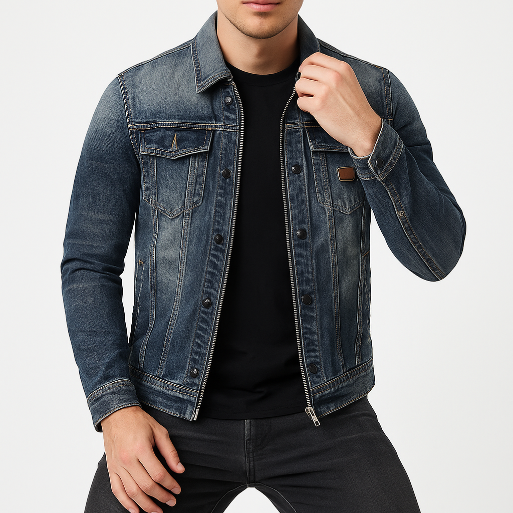 Elarova | Retro-Jeansjacke