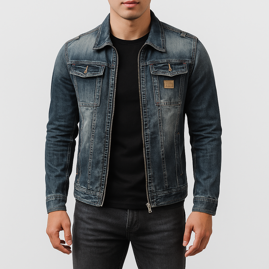 Elarova | Retro-Jeansjacke