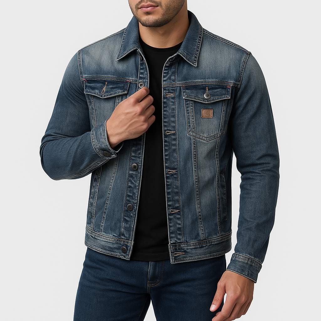 Elarova | Retro-Jeansjacke