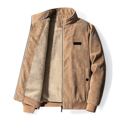 Elarova | Retro Rib Samt Jacke
