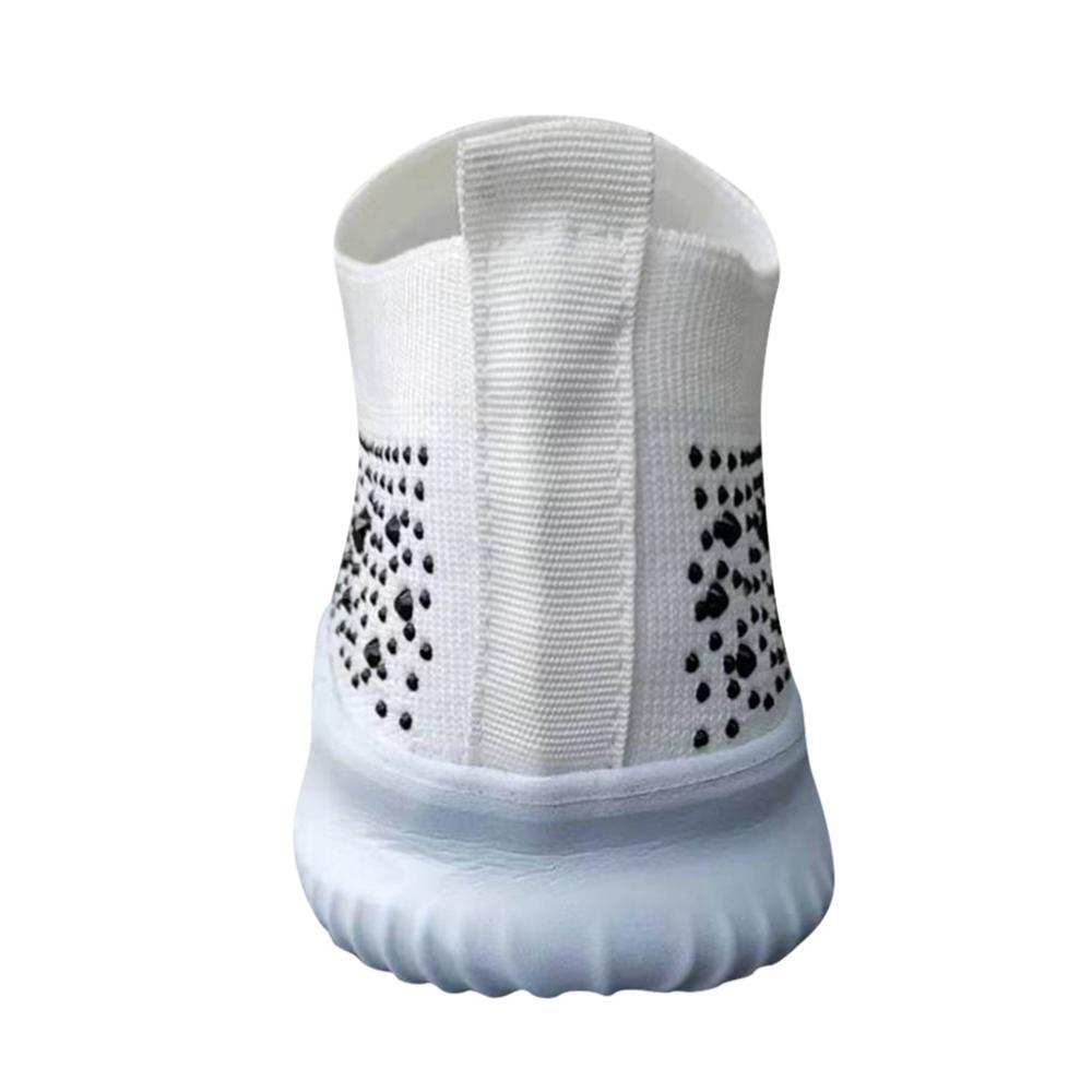 Elarova | Rhinestone Weiches Sohle Atmungsaktive Sneaker