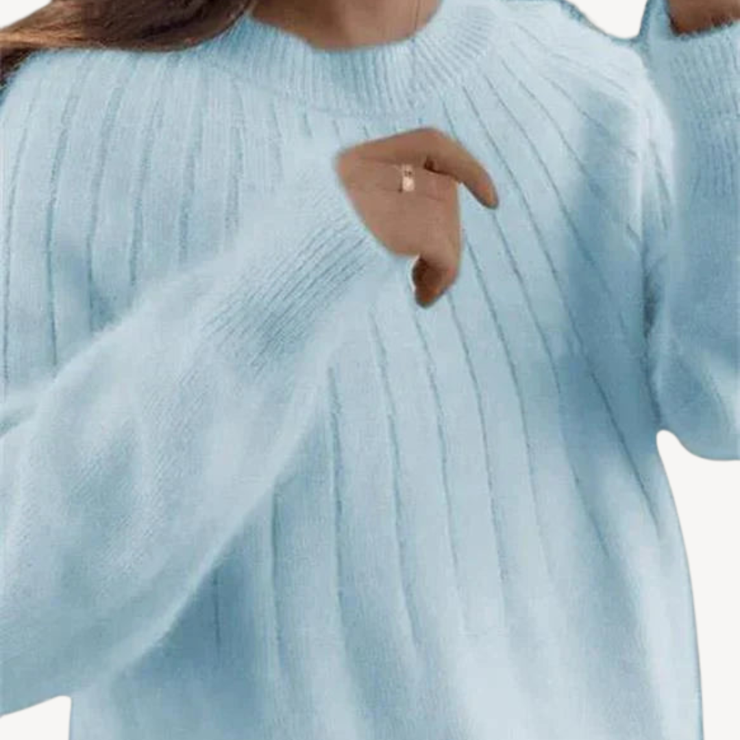 Elarova | Rippstrickpullover aus Wollmischung für Damen