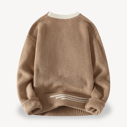 Elarova | Rippstrickpullover für Herren