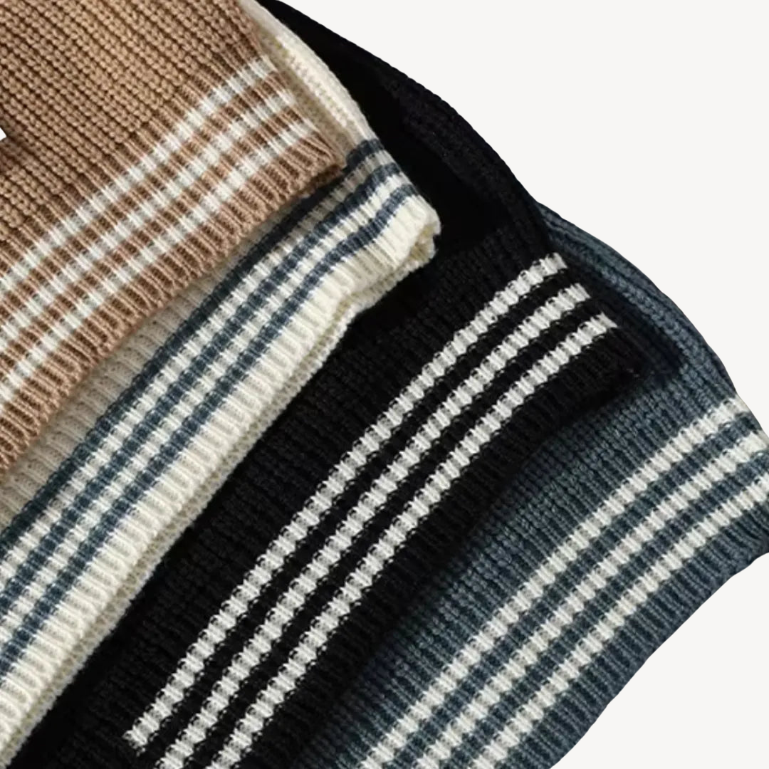 Elarova | Rippstrickpullover für Herren