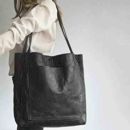 Elarova | Robuste Handtasche aus Leder