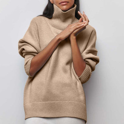 Elarova | Rollkragen Strickpullover