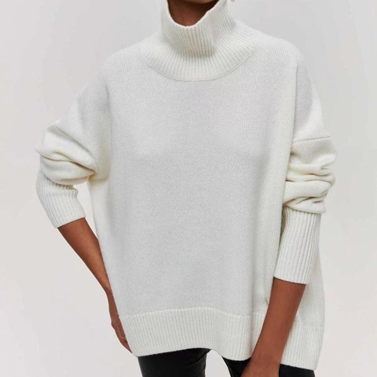 Elarova | Rollkragen Strickpullover