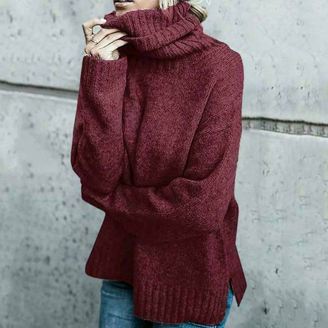 Elarova | Rollkragen Strickpullover