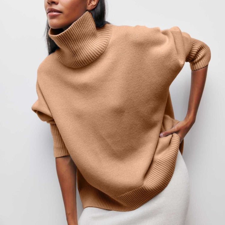 Elarova | Rollkragen Strickpullover