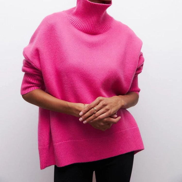 Elarova | Rollkragen Strickpullover