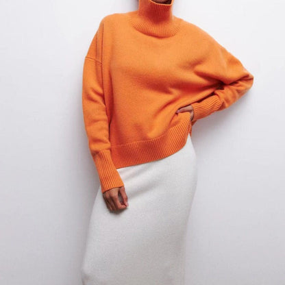 Elarova | Rollkragen Strickpullover