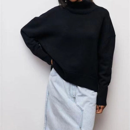 Elarova | Rollkragen Strickpullover