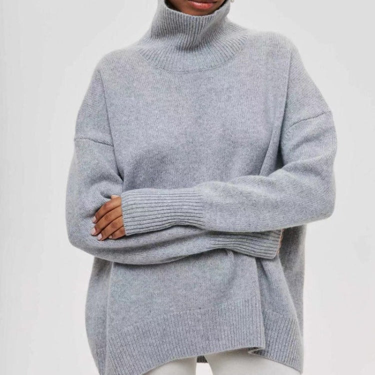 Elarova | Rollkragen Strickpullover