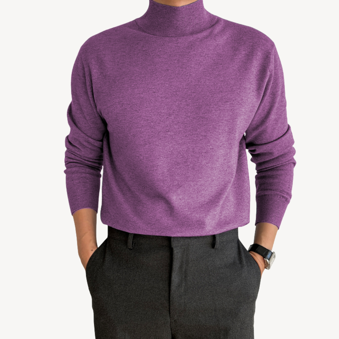 Elarova | Rollkragenpullover aus Kaschmirmischung für Herren