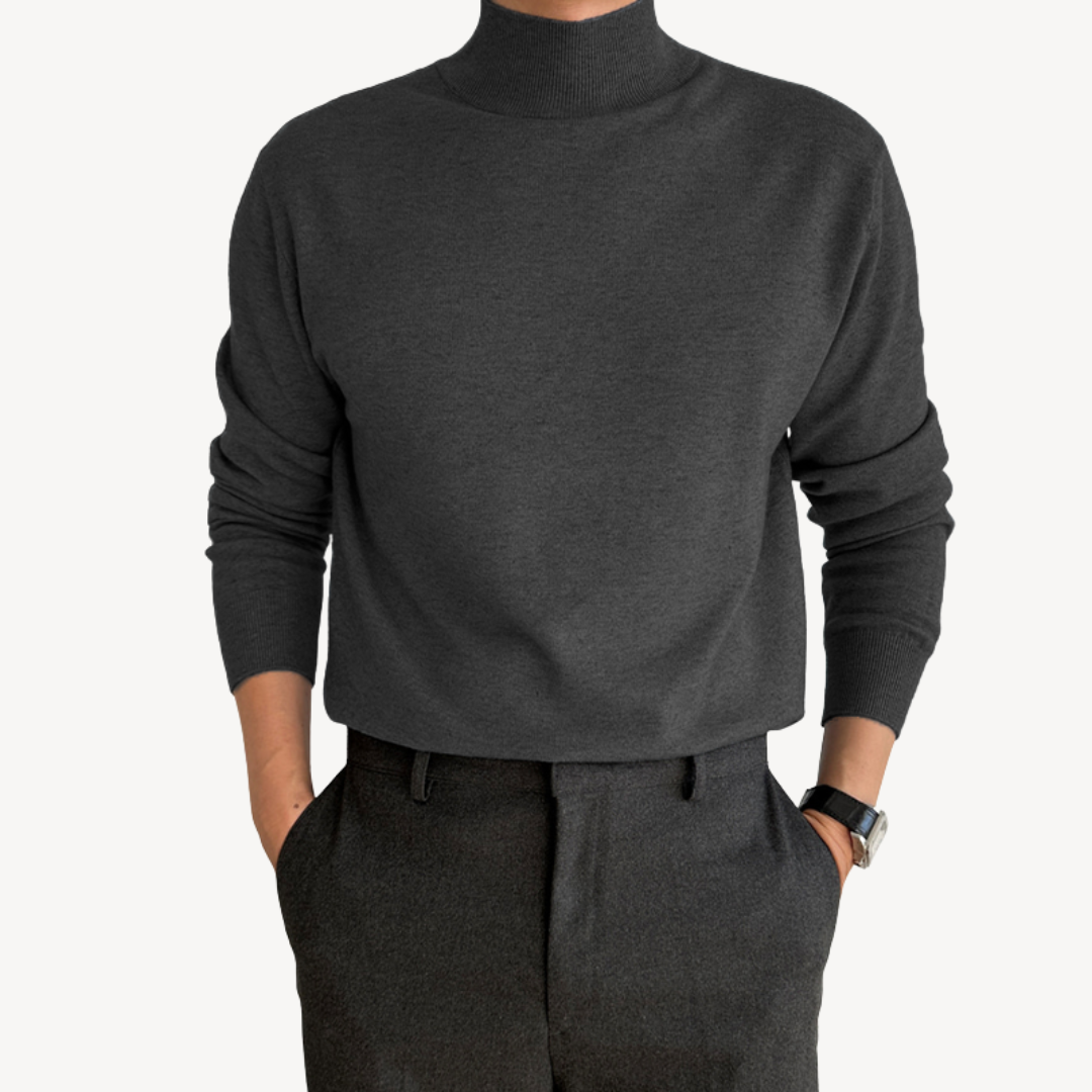 Elarova | Rollkragenpullover aus Kaschmirmischung für Herren