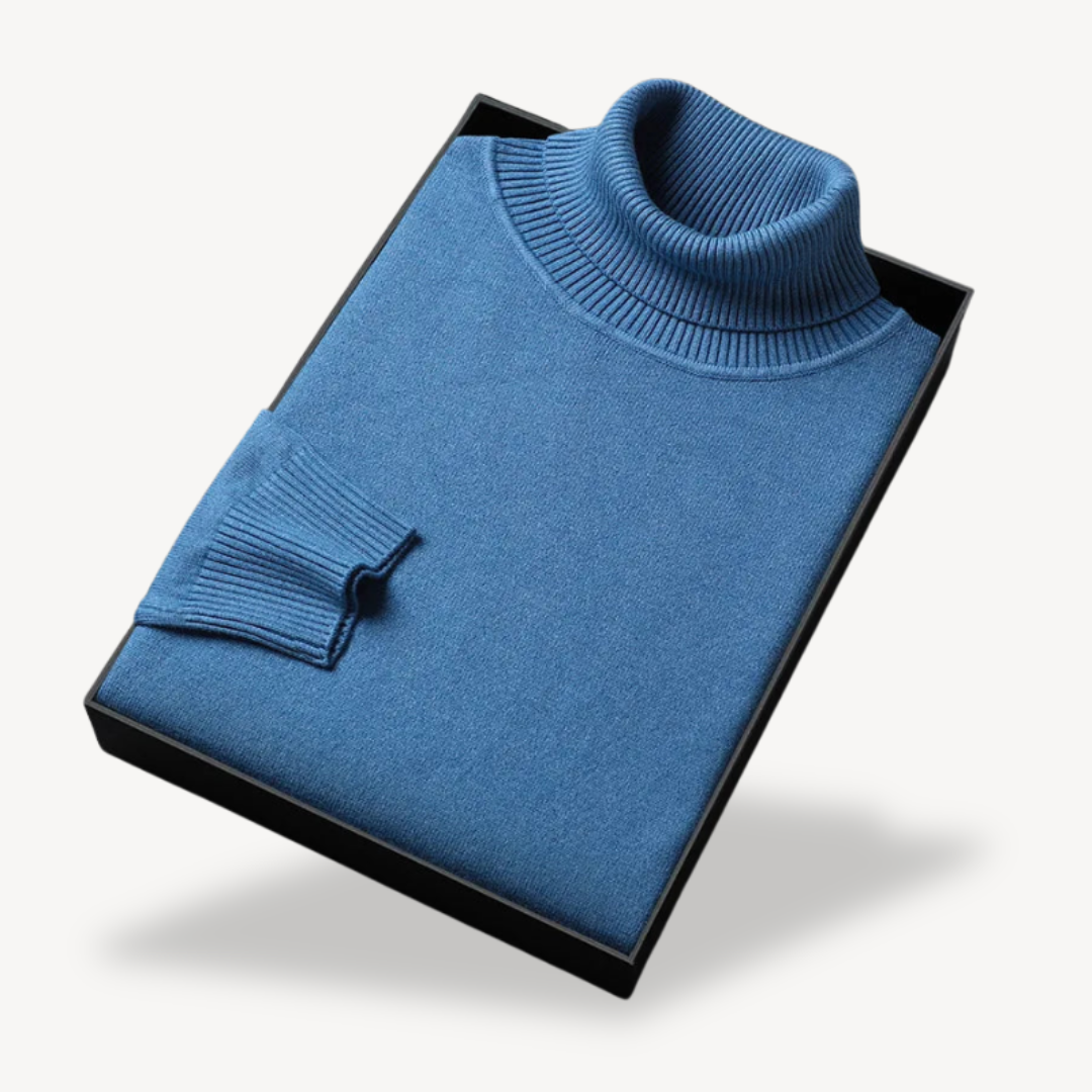 Elarova | Rollkragenpullover aus Wollmischung für Herren