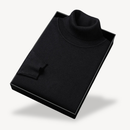 Elarova | Rollkragenpullover aus Wollmischung für Herren