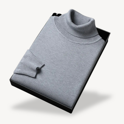 Elarova | Rollkragenpullover aus Wollmischung für Herren