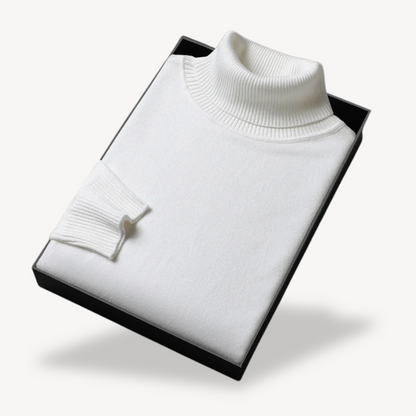 Elarova | Rollkragenpullover aus Wollmischung für Herren