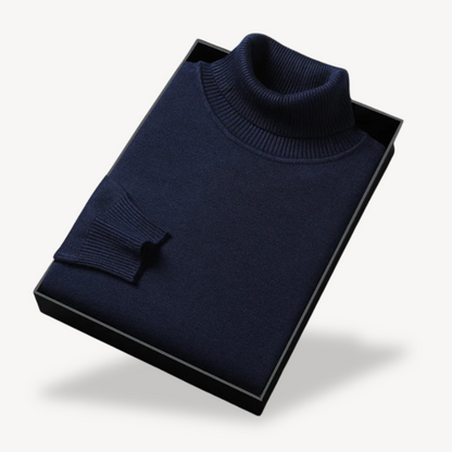 Elarova | Rollkragenpullover aus Wollmischung für Herren