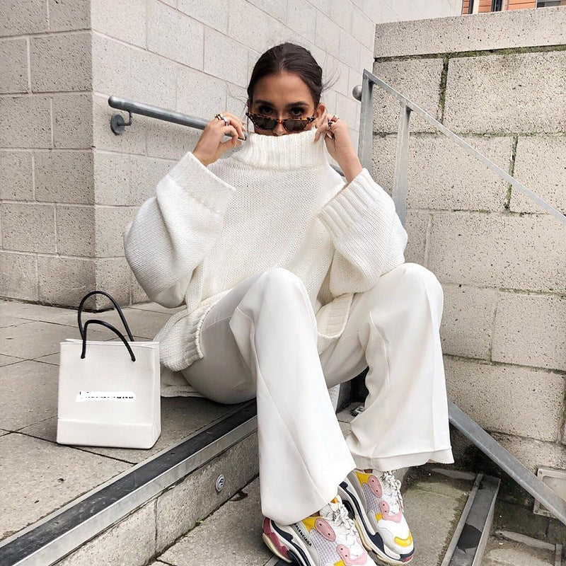 Elarova | Rollkragenpullover in Übergröße für Damen