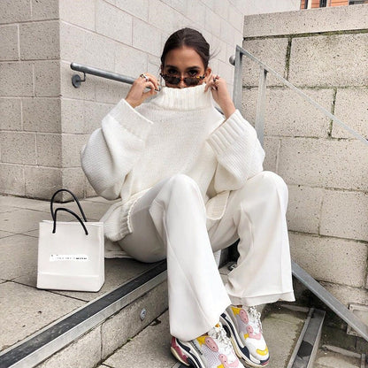 Elarova | Rollkragenpullover in Übergröße für Damen