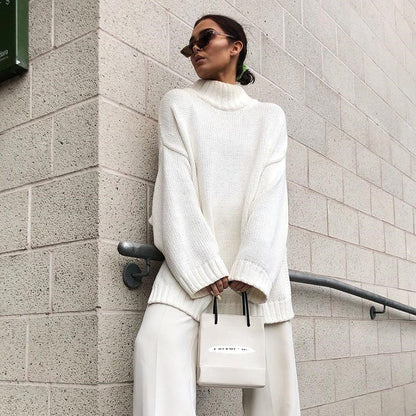 Elarova | Rollkragenpullover in Übergröße für Damen