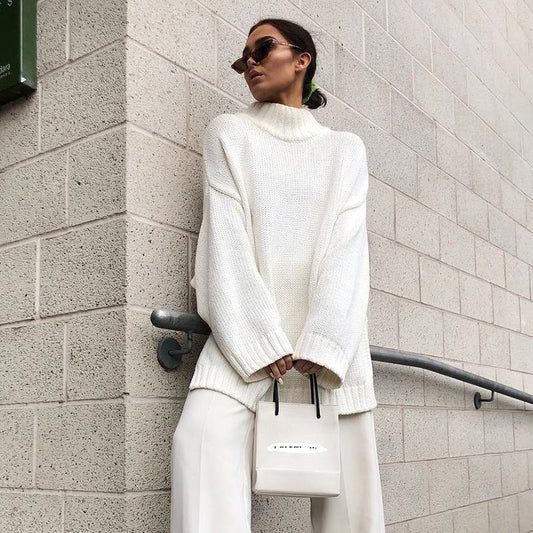 Elarova | Rollkragenpullover in Übergröße für Damen