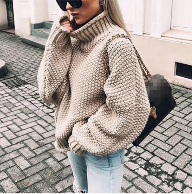 Elarova | Rollkragenpullover in übergroßer Passform