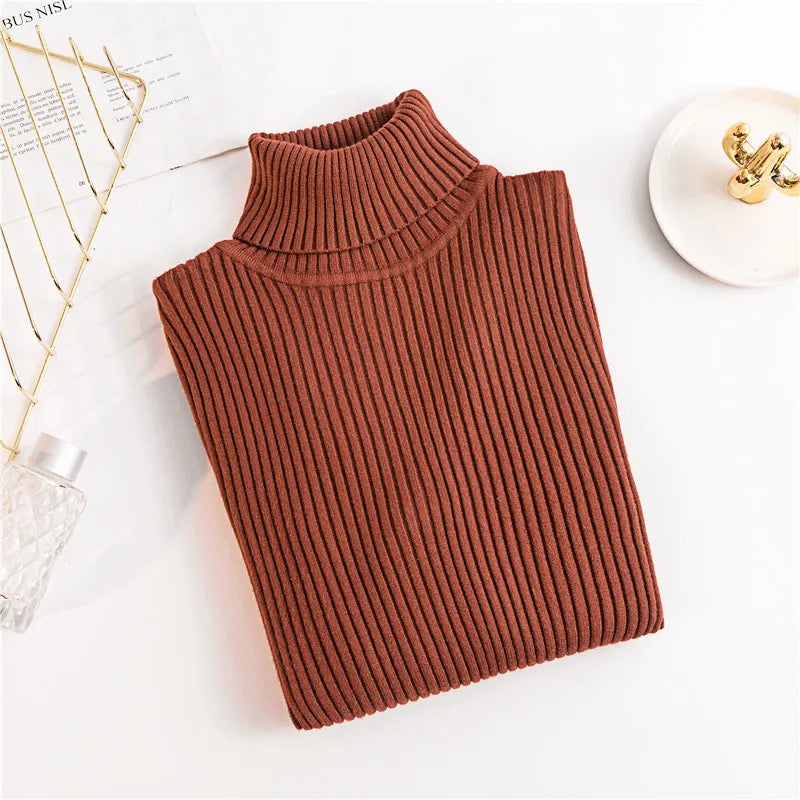 Elarova | Rollkragenpullover mit Umschlag für Damen