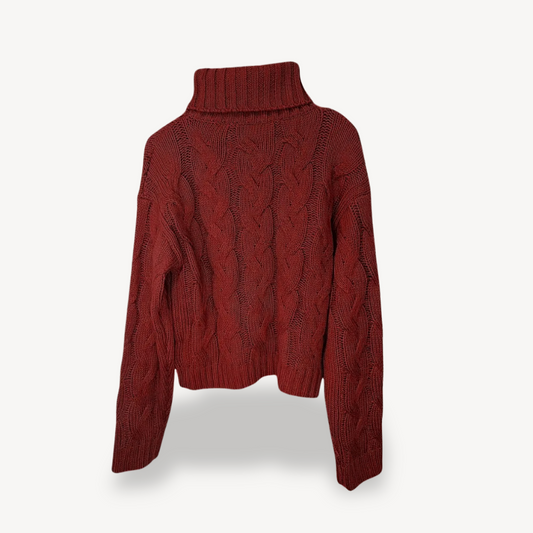 Elarova | Rollkragenpullover mit Zopfmuster