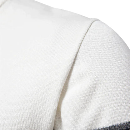 Elarova | Rollkragenpullover mit halbem Reißverschluss für Herren