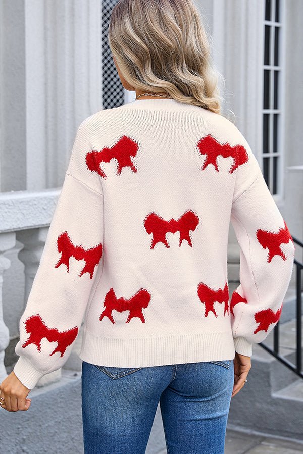 Elarova | Rosa Gemusterter Pullover