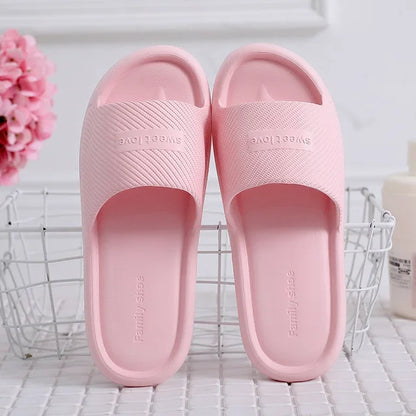 Elarova | Rutschfeste Sommer-Flip-Flops für Damen: Bequeme Hausschuhe für den Innenbereich, wasserdichtes EVA-Material