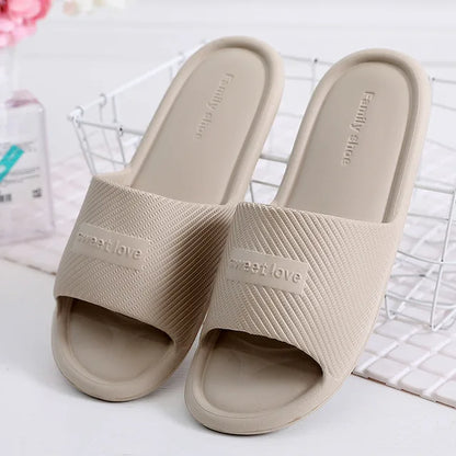 Elarova | Rutschfeste Sommer-Flip-Flops für Damen: Bequeme Hausschuhe für den Innenbereich, wasserdichtes EVA-Material