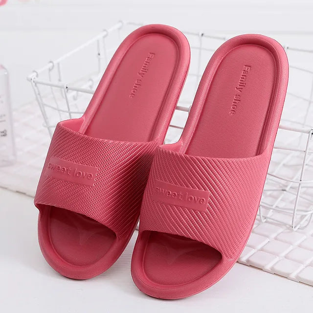 Elarova | Rutschfeste Sommer-Flip-Flops für Damen: Bequeme Hausschuhe für den Innenbereich, wasserdichtes EVA-Material