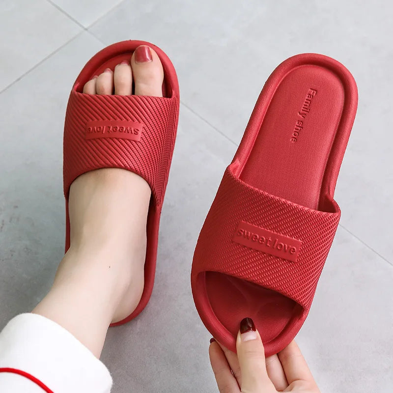Elarova | Rutschfeste Sommer-Flip-Flops für Damen: Bequeme Hausschuhe für den Innenbereich, wasserdichtes EVA-Material