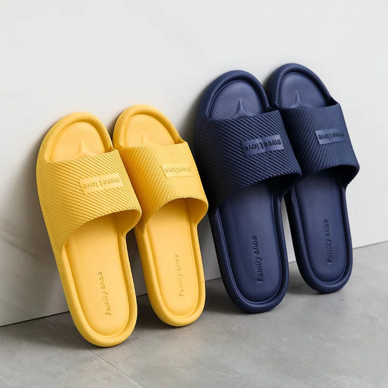Elarova | Rutschfeste Sommer-Flip-Flops für Damen: Bequeme Hausschuhe für den Innenbereich, wasserdichtes EVA-Material