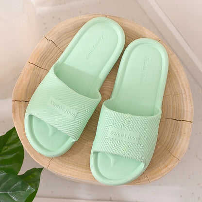 Elarova | Rutschfeste Sommer-Flip-Flops für Damen: Bequeme Hausschuhe für den Innenbereich, wasserdichtes EVA-Material