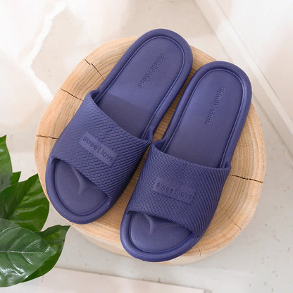 Elarova | Rutschfeste Sommer-Flip-Flops für Damen: Bequeme Hausschuhe für den Innenbereich, wasserdichtes EVA-Material