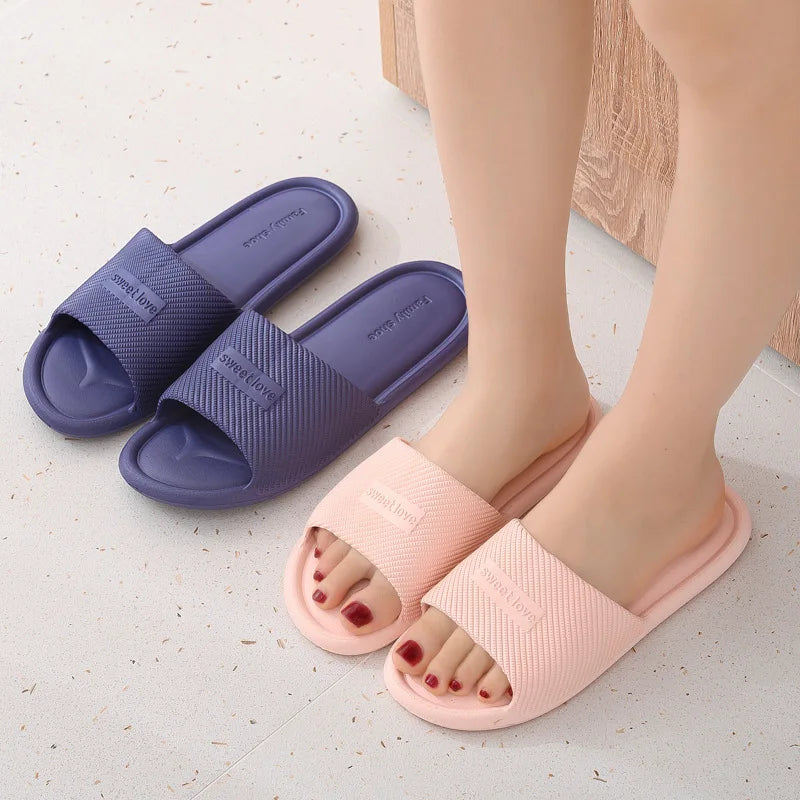 Elarova | Rutschfeste Sommer-Flip-Flops für Damen: Bequeme Hausschuhe für den Innenbereich, wasserdichtes EVA-Material