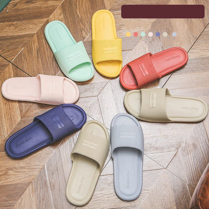 Elarova | Rutschfeste Sommer-Flip-Flops für Damen: Bequeme Hausschuhe für den Innenbereich, wasserdichtes EVA-Material