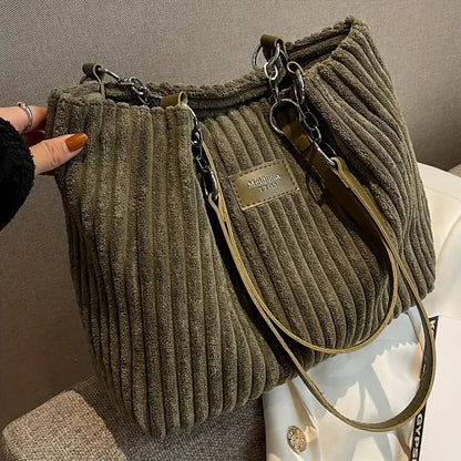 Elarova | Samtcord Baumwolltasche