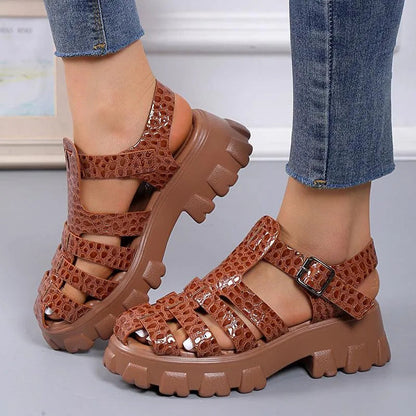 Elarova | Sandalen Damen römischer Stil