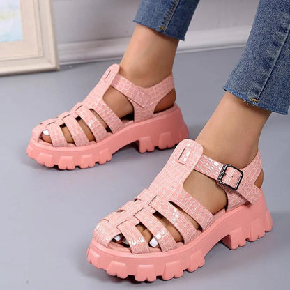 Elarova | Sandalen Damen römischer Stil