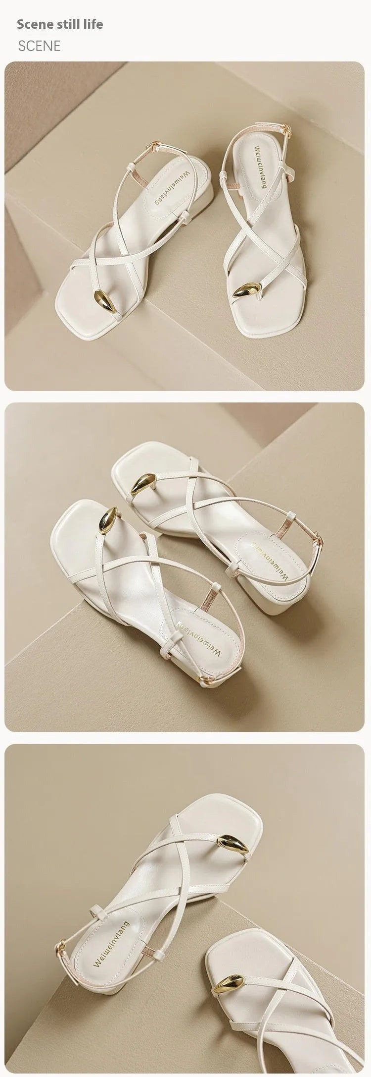 Elarova | Sandali Romani Flip-Flops